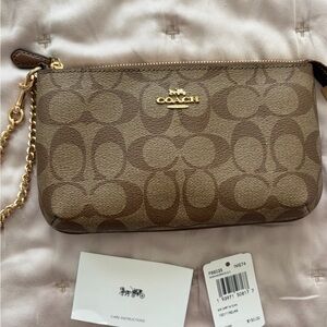 Coach Signature Wristlet